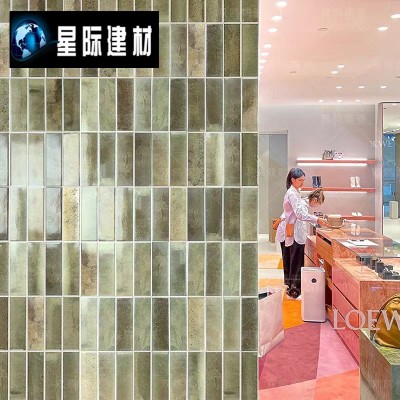 45*145北欧凹凸面平面长条砖厨房卫生间阳台墙砖网红餐厅墙面砖图3