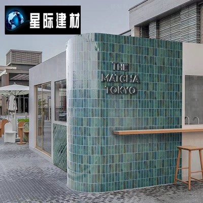 45*145北欧凹凸面平面长条砖厨房卫生间阳台墙砖网红餐厅墙面砖图4