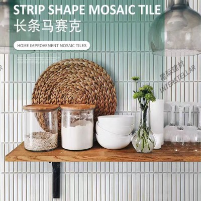 冰裂纹长条马赛克瓷砖卫生间浴室背景墙吧台阳台墙砖图2
