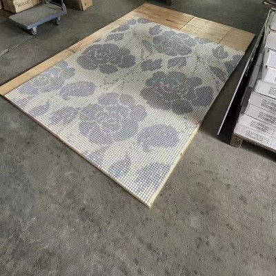 15*15陶瓷抛光哑光全瓷彩色马赛克拼花卫生间阳台吧台背景墙图4