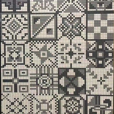 15*15陶瓷抛光哑光全瓷彩色马赛克拼花卫生间阳台吧台背景墙图2