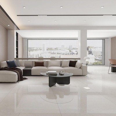 柔光地砖 1200×1200瓷砖家装民宿酒店肌肤釉瓷砖 天鹅绒柔光瓷砖图4