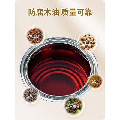 户外防水耐候木油防腐木专用油漆室外木头碳化木栅栏木材翻新专用图2