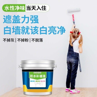 补墙膏米黄色乳胶漆墙面修补白墙壁腻子膏墙体修复彩色补墙漆家用