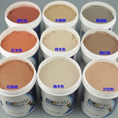 腻子粉木工补钉眼膏家私补孔柜子补洞原子灰木器油灰地板缝隙填充