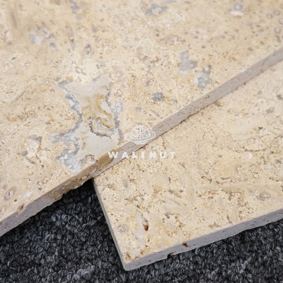 天然莱姆洞石石材复古风民宿咖啡厅花园浴室户外字母地砖墙砖瓷砖图4