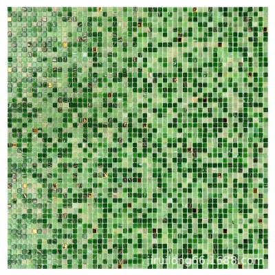 吉瑞隆热熔玻璃金线绿色小颗粒糖果马赛克浴室酒店卫生间瓷砖装饰图2