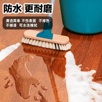 地板清漆高硬度双组份PU清漆水性漆木漆木地板罩光防水水性木器漆图2