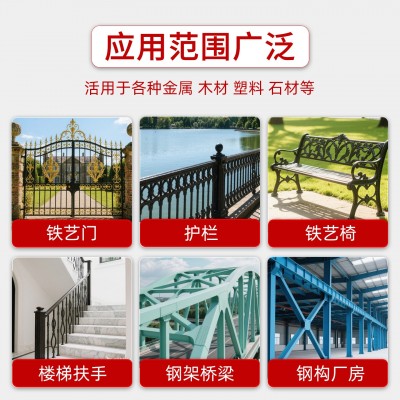 金属漆氟碳漆底面二合一户外耐候不锈钢镀锌管专用防腐防锈 工业漆图4