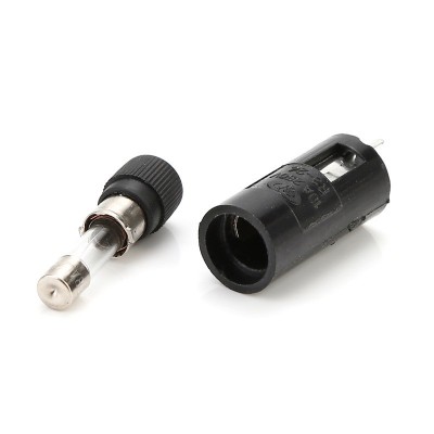 1R3-24保险座 10A250V /5*20保险丝座/立式保险管座/PCB安装保险座图5