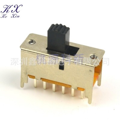 厂家直供SS42F11双排立式12脚2档3档 攻牙多档拨动电 源控制开关图5
