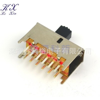 厂家直供SS42F11双排立式12脚2档3档 攻牙多档拨动电 源控制开关图3