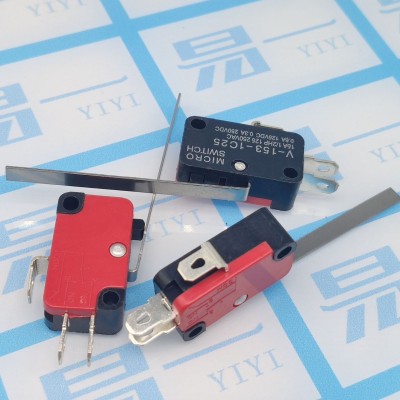 行程开关V-153-1C25 按键限位开关自复位带长柄 微动开关图3