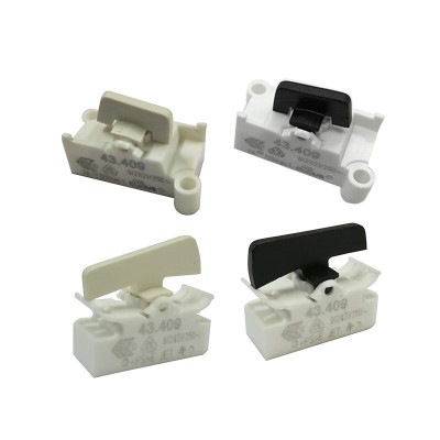 螺丝孔固定43.409白色PSE认证BJB刀形头盖台灯开关 船型灯具开关