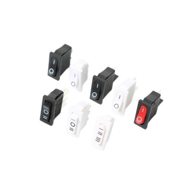 定制船型开关KCD-110 源头厂家防水小型三档汽车改装翘板电源开关图5