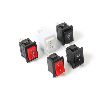 船型开关防水带灯三脚三挡连体防油防尘大电流船型翘板开关图2