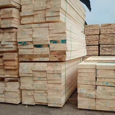 建筑木方外贸跨境多规格松木实木条木方白松厂家实心环保建材原木图2