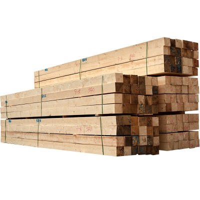 工程建筑木方工地用桥梁木材 跳板花旗松樟子松白松铁杉支模枕木图5