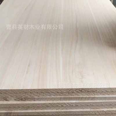 厂家货源直销桐木板材桐木直拼板实木板 家具大板桐木板子整板图2