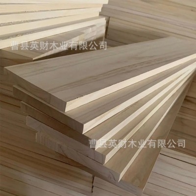 厂家货源直销桐木板材桐木直拼板实木板 家具大板桐木板子整板图3