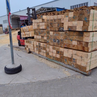 WO定制枕木建筑方条不易折断耐腐蚀加工建筑木方工程工地建筑图4