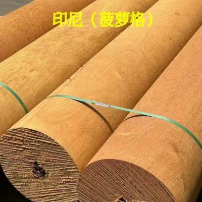 巴新菠萝格圆柱金刚柱菠萝格竹木椅条实木防腐木木条木板防腐木图2