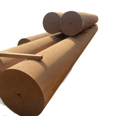 巴新菠萝格圆柱金刚柱菠萝格竹木椅条实木防腐木木条木板防腐木图4