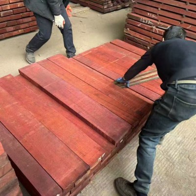 厂家供应 红花梨木板家具材红花梨 桌面台面楼梯踏板原木板材图3