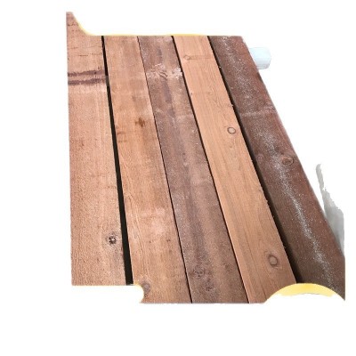 防腐木板瓦房屋顶木板实木瓦片红雪松木方扣板装修桑拿板墙板装饰图5
