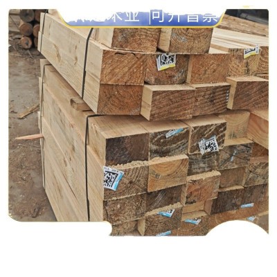 日本柳杉枕木实木木板大方垫木防滑建筑工地木方铁杉红雪松直拼板图5