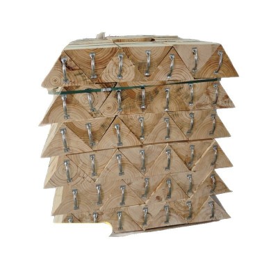 松木熏蒸异形三角垫木泵车油罐车机械三角木梯形防腐止退实木图5