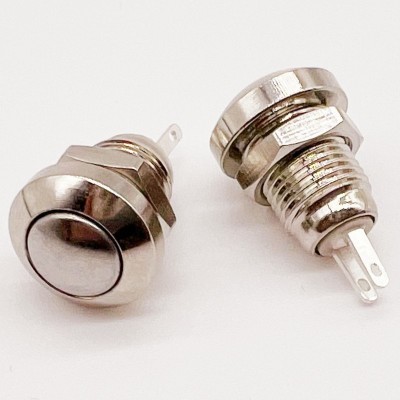 8MM金属按钮开关 防水自复位 圆形 超小型微型按钮 启动按钮 常开图4