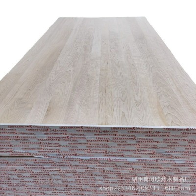 北美樱桃木直拼板 实木集成板材 家具衣柜木工板 环保E0级 工厂图5