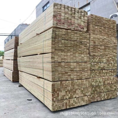 厂家批发防腐木方 菠萝格价格 车圆木方桥梁木方 碳化木 建筑木方图3