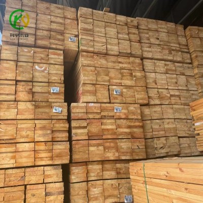 厂家批发落叶松实木板材烘干板材沙发条落叶松垫木枕木原木打桩木图2