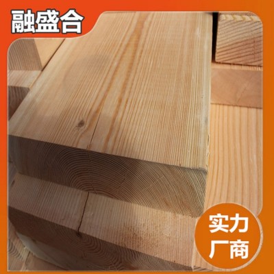 现货建筑木方松无节材 抛光松木板材 防腐南方松板材工程木方古建图4