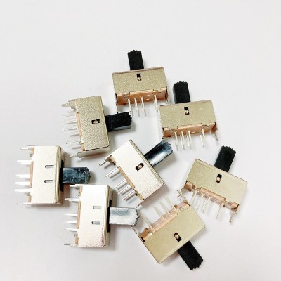 源头工厂SS23E01双排三档8脚直插立式双极三位2P3T拨动开关图5