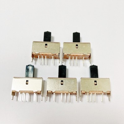 源头工厂SS23E01双排三档8脚直插立式双极三位2P3T拨动开关图4