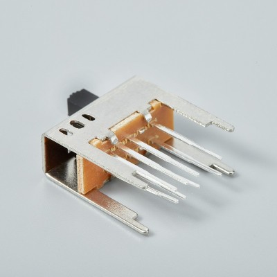 SS23D14双排三档高脚8脚直插立式2P3T双极三位拨动开关图2