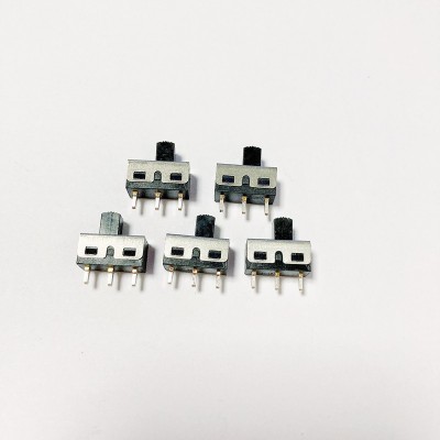 源头厂家SS12D10(3.5针）单排两档3脚单极双位立式直插大电流拨动图3