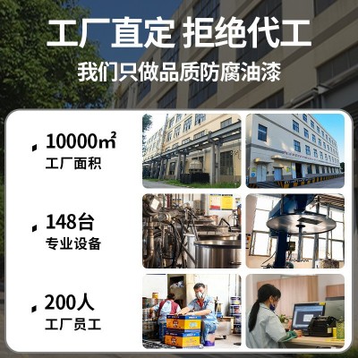 氟碳漆含氟工程油性金属管道工业级防腐防锈漆贴牌代加工质 量定制图2