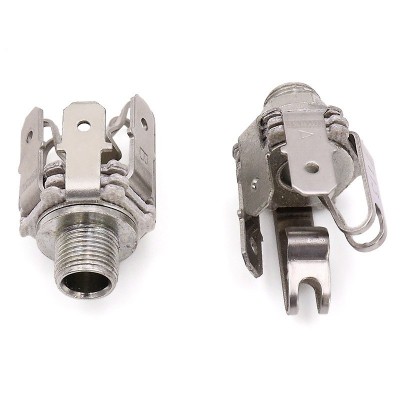 6.35耳机烤箱连接器带盖金属插座 6.35传感器烤箱插座户外烧烤机图2