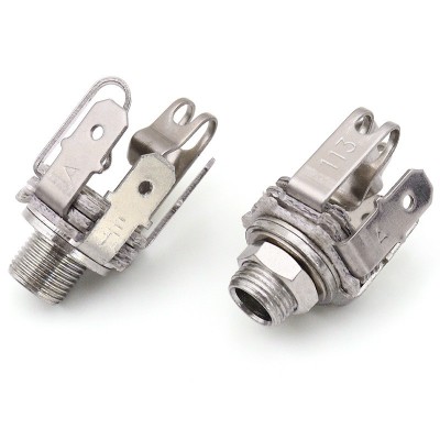 6.35耳机烤箱连接器带盖金属插座 6.35传感器烤箱插座户外烧烤机图4