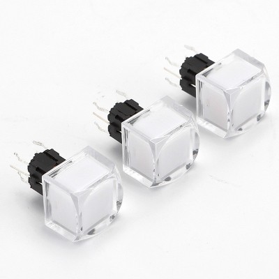 方头带LED灯按钮开关 KFC-A0674-5-17H数码设备按键带灯轻触开关图5