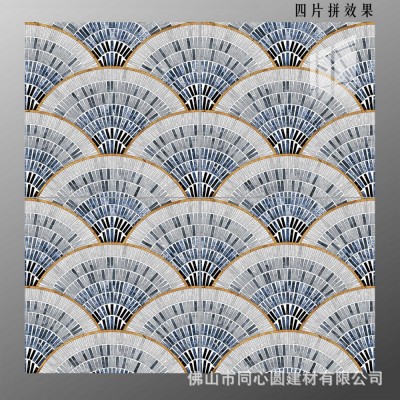 瓷砖800800拼花 客厅瓷砖拼花地板砖拼图 佛山拼花地砖家装无限拼图5