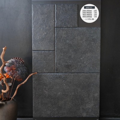 佛山瓷砖古堡子母砖复古全瓷餐厅民宿地砖仿古砖庭院地板砖批发