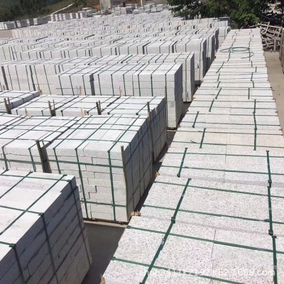 白麻603花岗岩 随州白麻 光面芝麻白地铺石平侧石 现货供应批发图4