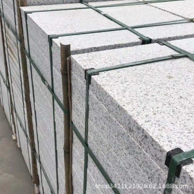 白麻603花岗岩 随州白麻 光面芝麻白地铺石平侧石 现货供应批发图2