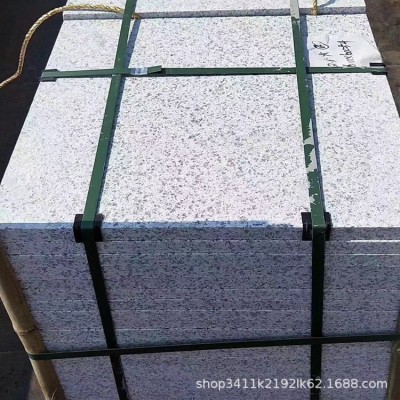 白麻603花岗岩 随州白麻 光面芝麻白地铺石平侧石 现货供应批发图3