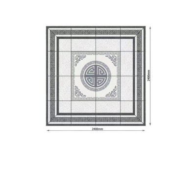 石英砖生态地铺石pc砖芝麻白灰黄金麻花岗岩拼花自建别墅庭院地砖图5